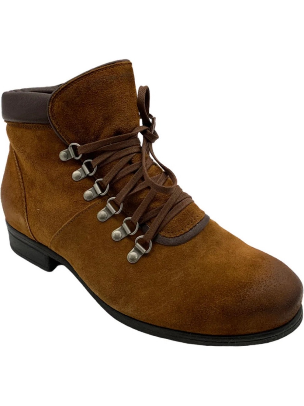 Miz Mooz Tan Suede Lace-Up Chukka Boots